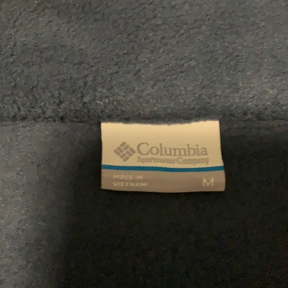 Men’s color blocked Columbia zip-up jacket - Picture 2 of 5